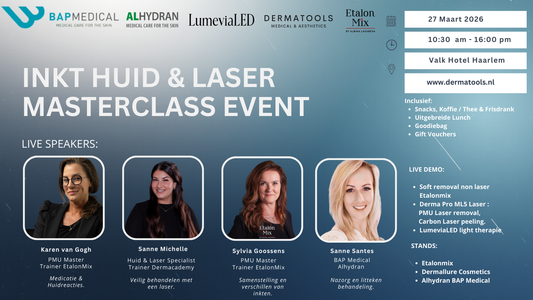 TICKETS INKT | HUID | LASER EVENT VALK HOTEL HAARLEM 27 MAART 2026